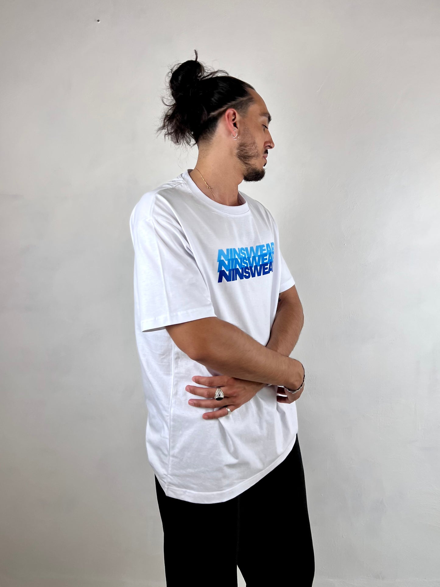 LE NINSTHREE "BLEU" TEE