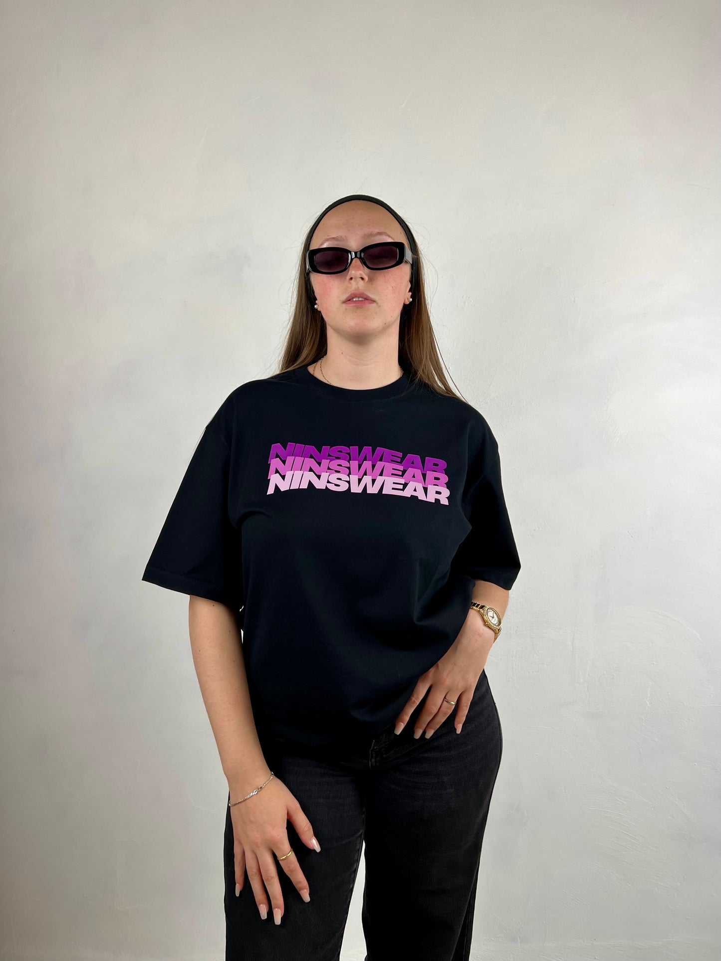 LE NINSTHREE "ROSE" TEE
