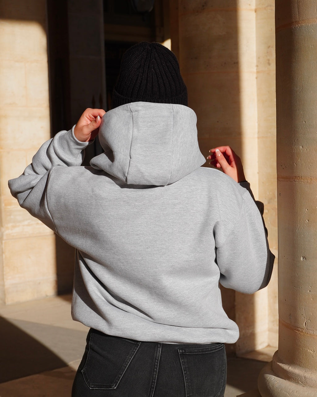 Le Sweat à Capuche "NWR" - Gris