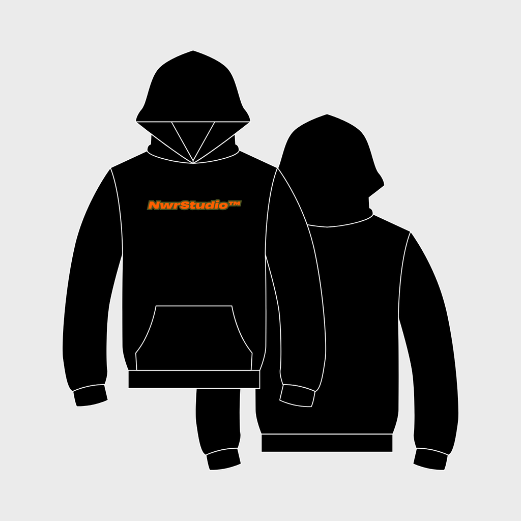 Le Sweat à Capuche "NWR" - Noir