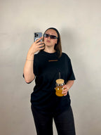 Le T-shirt Ninsback "Zest d'Orange" - Noir