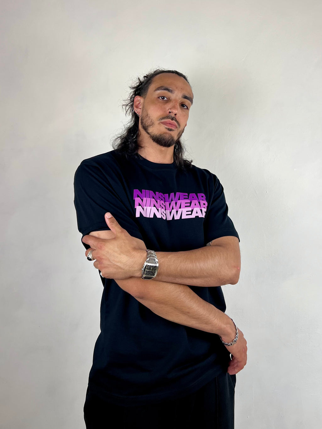 Le T-shirt "Ninsthree" - Rose