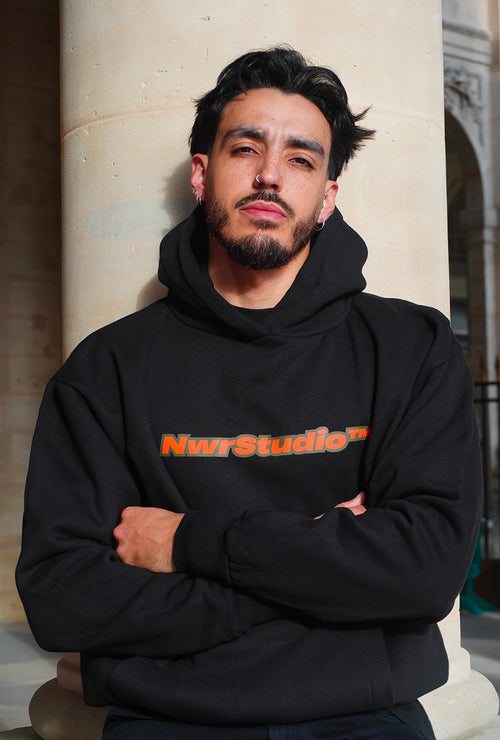 Le Sweat à Capuche "NWR" - Noir