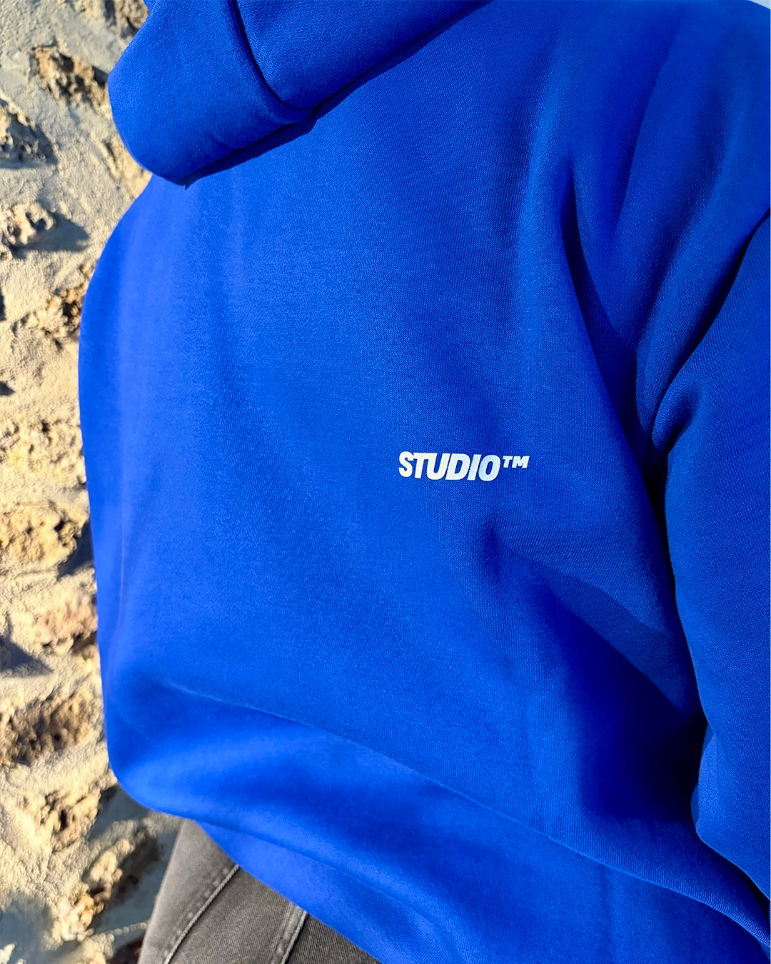 LE FRONBACK HOODIE - BLEU